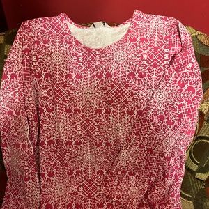 CJ Banks Top, Pink & White